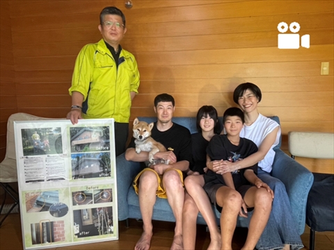 茅野市で行った外壁カバー工法【お客様へのインタビュー動画】ご紹介